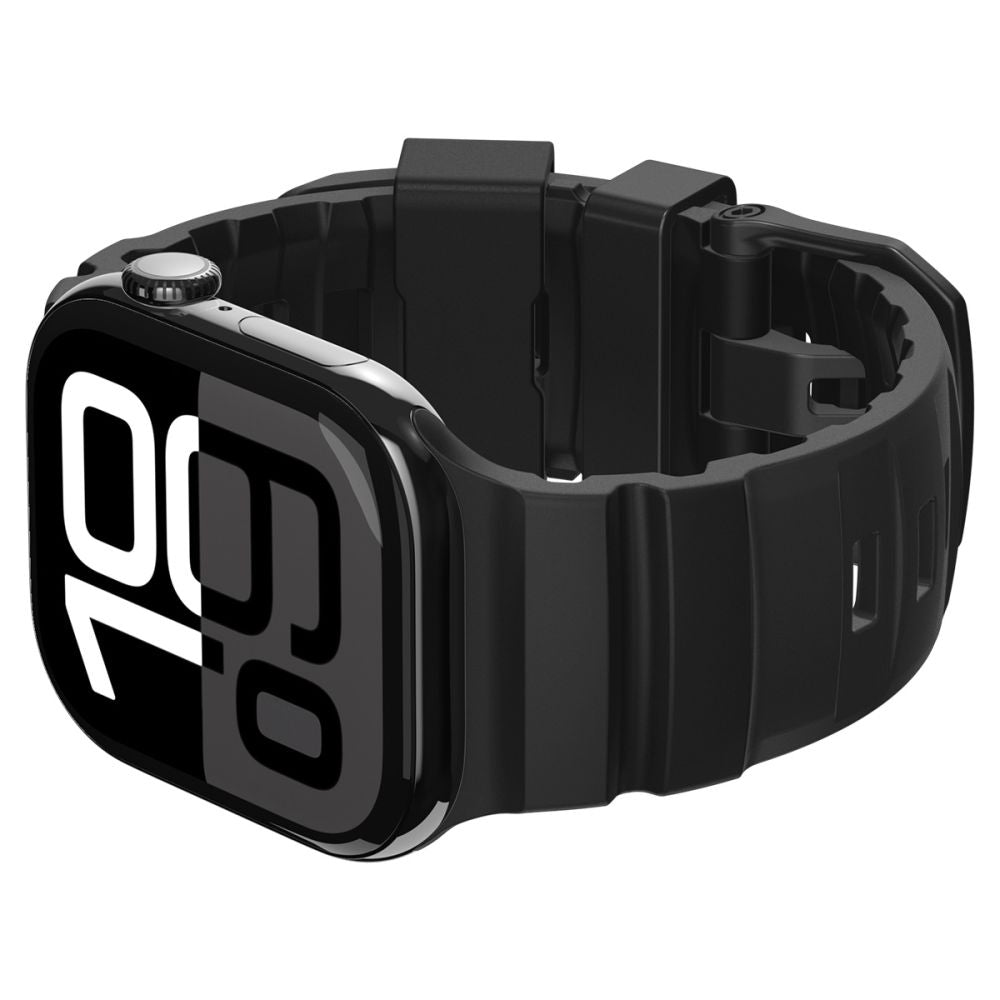 Spigen WBS2 dirželis, skirtas Apple Watch 44/45/46/49 mm – juodas