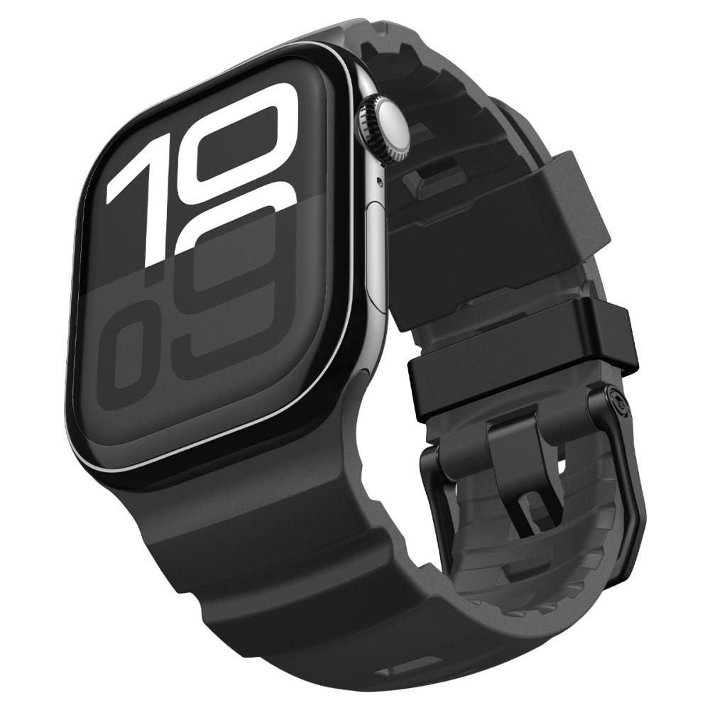 Spigen WBS2 dirželis, skirtas Apple Watch 44/45/46/49 mm – juodas