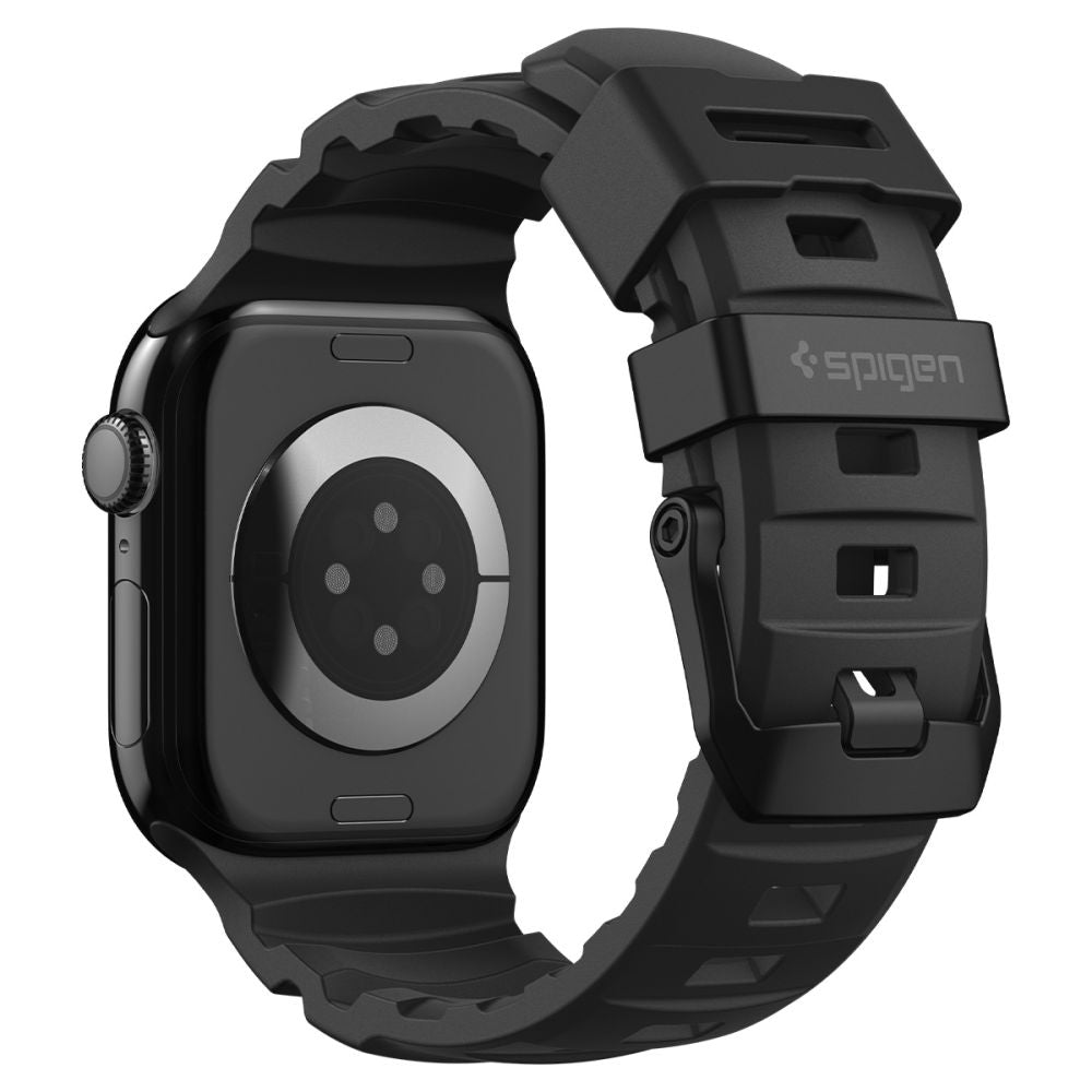 Spigen WBS2 dirželis, skirtas Apple Watch 44/45/46/49 mm – juodas