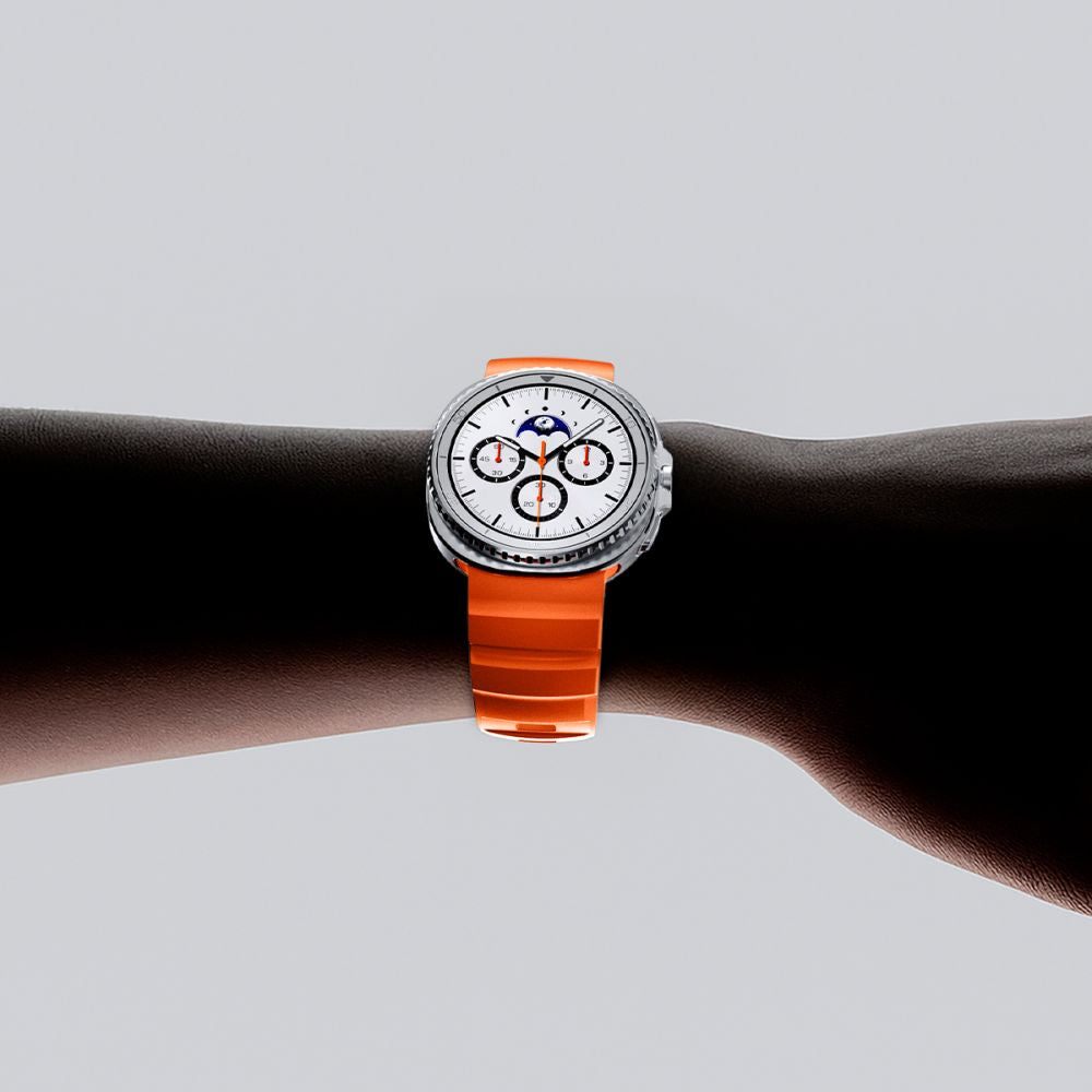Spigen WBS2 dirželis, skirtas Samsung Galaxy Watch 40/44/46 mm – oranžinis
