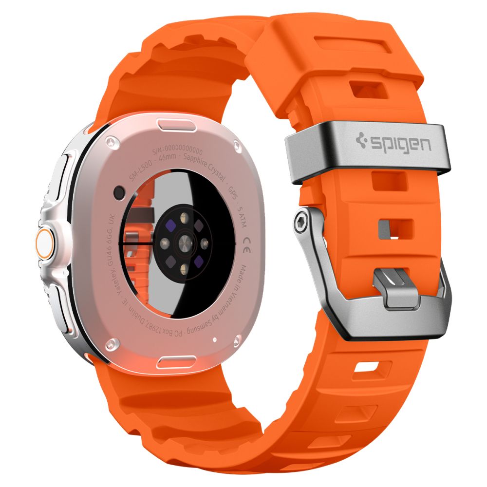 Spigen WBS2 dirželis, skirtas Samsung Galaxy Watch 40/44/46 mm – oranžinis