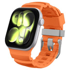 Spigen WBS2 dirželis Apple Watch 44 / 45 / 46 / 49 mm – oranžinis -- Apple Watch 44mm / Apple Watch 45mm / Apple Watch...