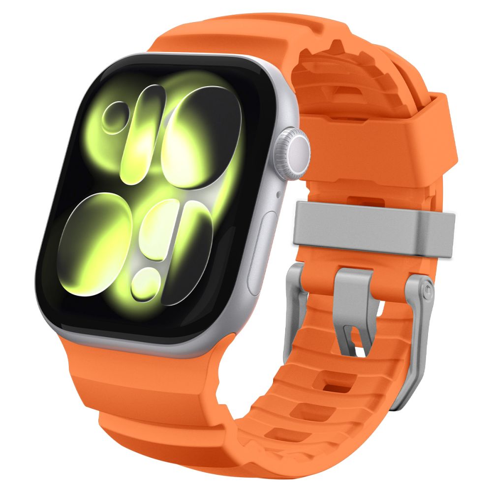 Spigen WBS2 dirželis Apple Watch 44 / 45 / 46 / 49 mm – oranžinis -- Apple Watch 44mm / Apple Watch 45mm / Apple Watch...