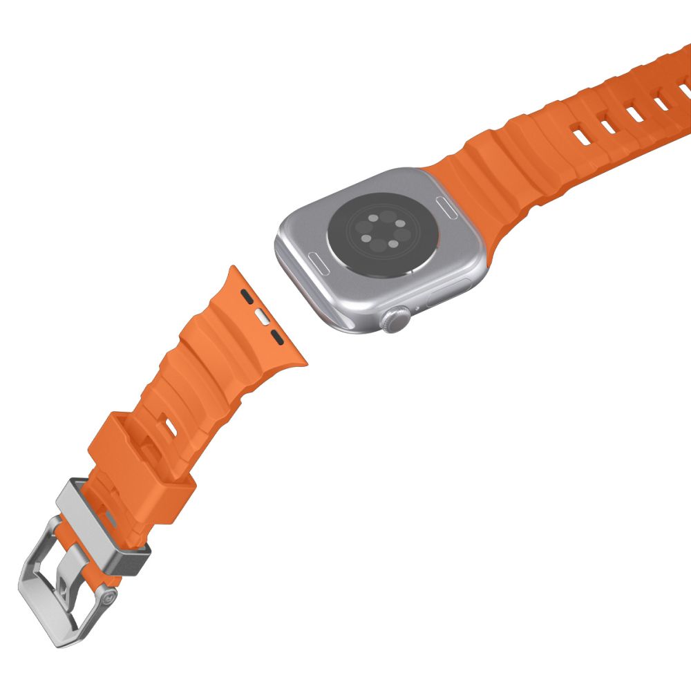 Spigen WBS2 dirželis Apple Watch 44 / 45 / 46 / 49 mm – oranžinis -- Apple Watch 44mm / Apple Watch 45mm / Apple Watch...