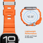 Spigen WBS2 dirželis Apple Watch 44 / 45 / 46 / 49 mm – oranžinis -- Apple Watch 44mm / Apple Watch 45mm / Apple Watch...