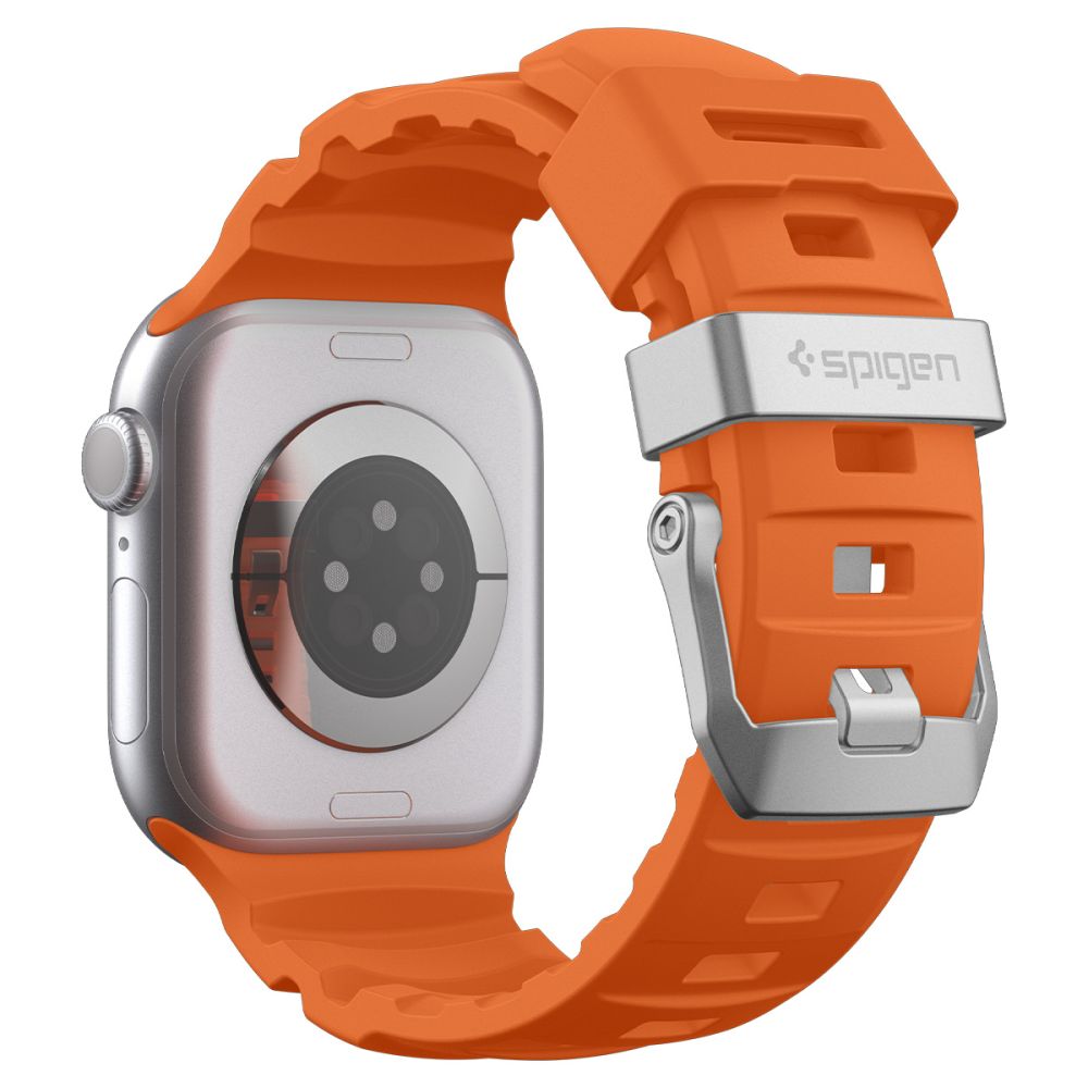 Spigen WBS2 dirželis Apple Watch 44 / 45 / 46 / 49 mm – oranžinis -- Apple Watch 44mm / Apple Watch 45mm / Apple Watch...