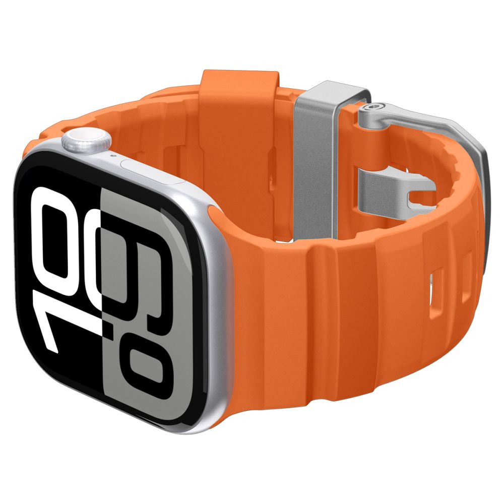 Spigen WBS2 dirželis Apple Watch 44 / 45 / 46 / 49 mm – oranžinis -- Apple Watch 44mm / Apple Watch 45mm / Apple Watch...