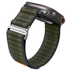 Spigen WBF0 dirželis, skirtas Apple Watch 44/45/46/49 mm – žalias