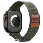 Spigen WBF0 dirželis, skirtas Apple Watch 44/45/46/49 mm – žalias