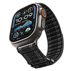 Spigen WBF0 dirželis, skirtas Apple Watch 44/45/46/49 mm – juodas
