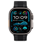 Spigen WBF0 dirželis, skirtas Apple Watch 44/45/46/49 mm – juodas