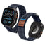 Spigen WBF0 dirželis, skirtas Apple Watch 44/45/46/49 mm – tamsiai mėlynas
