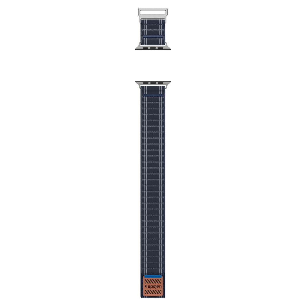 Spigen WBF0 dirželis, skirtas Apple Watch 44/45/46/49 mm – tamsiai mėlynas