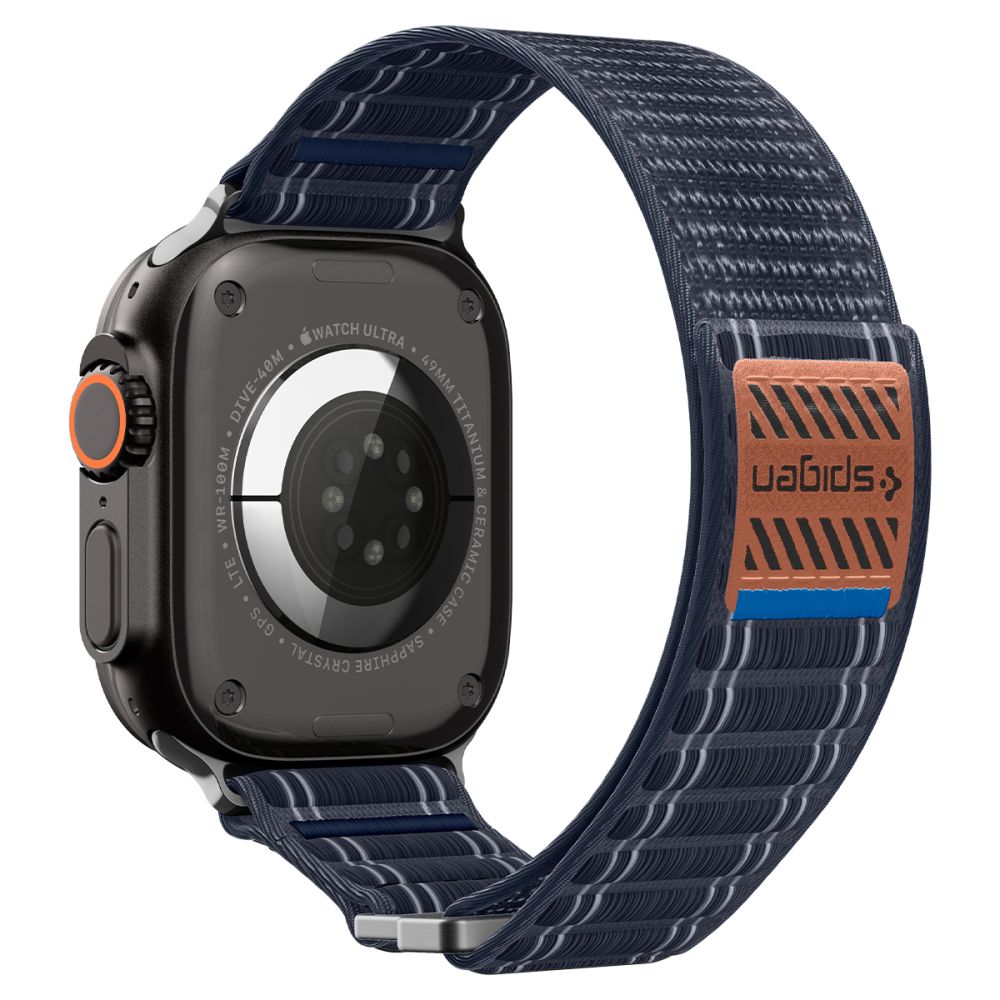 Spigen WBF0 dirželis, skirtas Apple Watch 44/45/46/49 mm – tamsiai mėlynas