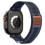 Spigen WBF0 dirželis, skirtas Apple Watch 44/45/46/49 mm – tamsiai mėlynas