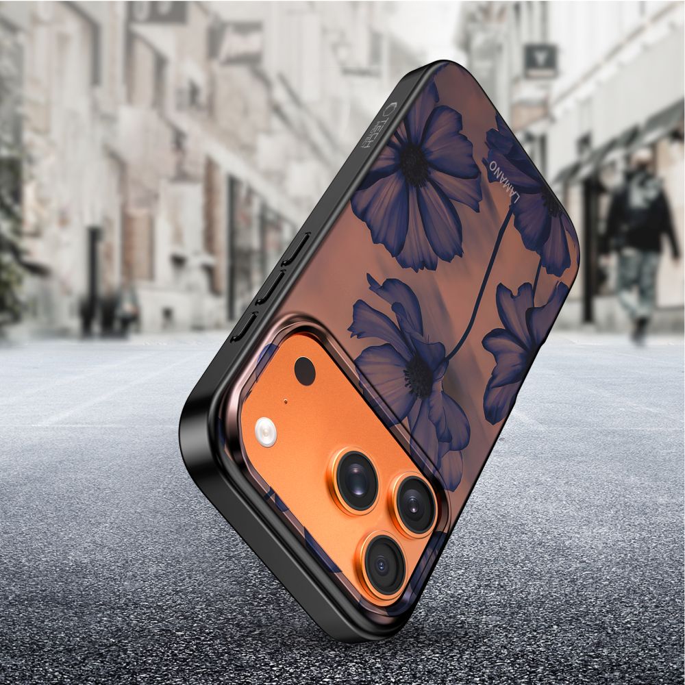 Tech-Protect Lamano MagSafe dėklas iPhone 17 Pro – rudas/violetinis -- iPhone 17 Pro