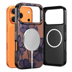 Tech-Protect Lamano MagSafe dėklas iPhone 17 Pro Max – rudas/violetinis -- iPhone 17 Pro Max