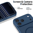 Tech-Protect BasicMag MagSafe Dėklas, skirtas iPhone 17 Pro Max - Navy Blue -- iPhone 17 Pro Max