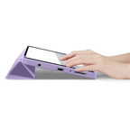 TechProtect SmartCase dėklas Galaxy Tab A9/A11 8.7 – violetinis -- Samsung Galaxy Tab A9