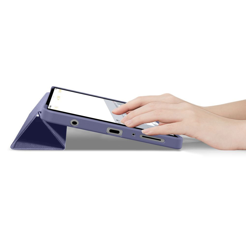 TechProtect SmartCase dėklas Galaxy Tab A9/A11 8.7 – mėlynas -- Samsung Galaxy Tab A9