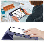 TechProtect SmartCase dėklas Galaxy Tab A9/A11 8.7 – mėlynas -- Samsung Galaxy Tab A9