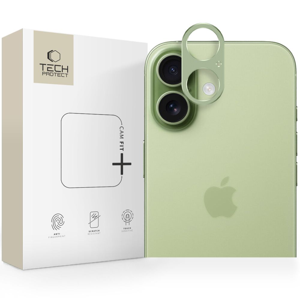 Tech-Protect Camalloy Fit+ kameros apsauga iPhone 17 – žalia -- iPhone 17