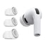 „Tech-Protect“ ausų antgaliai, skirti „AirPods Pro 3“, dydžiai S / M / L, 3 pakuotės – balta -- Headphone Ear Tips