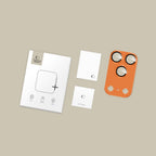 Tech-Protect Camfull Fit+ kameros stiklas iPhone 17 Pro – oranžinis -- iPhone 17 Pro