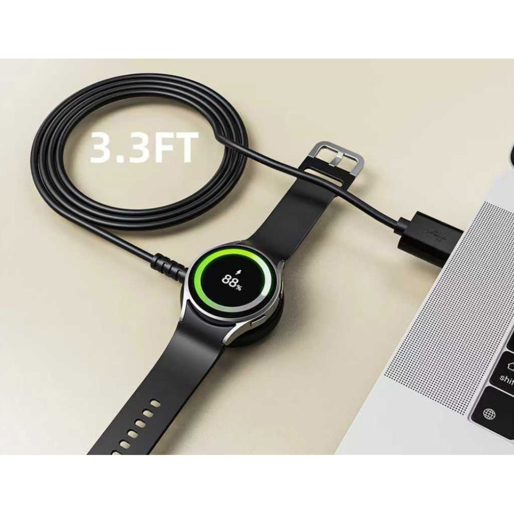 Tech-Protect belaidis įkroviklis MC03 UltraBoost skirtas Samsung Galaxy Watch - juodas -- Samsung Galaxy Watch - juodas