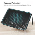 Tech-Protect Hardpouch dėklas 15–16" – juoda/oranžinė -- Others