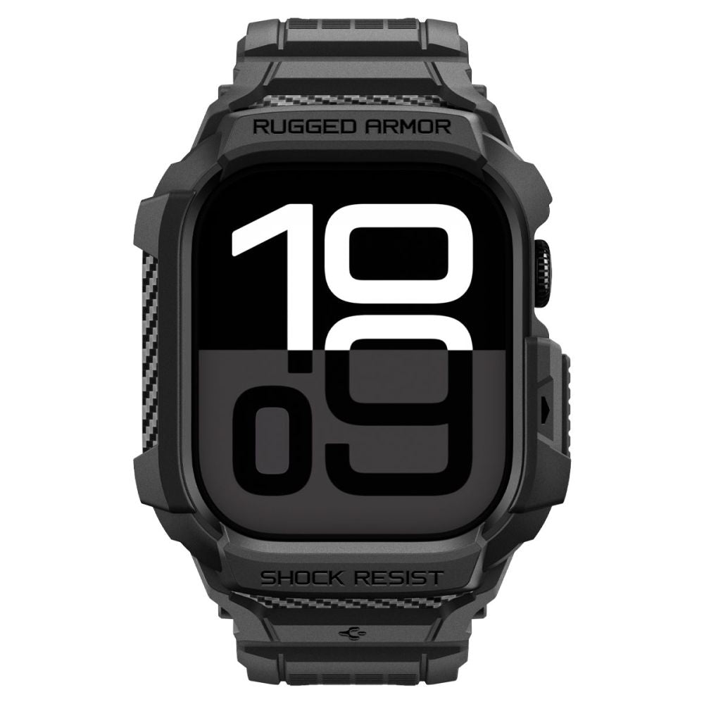 „Spigen Rugged Armor Pro“ dirželis, skirtas Apple Watch 42 mm – juodas
