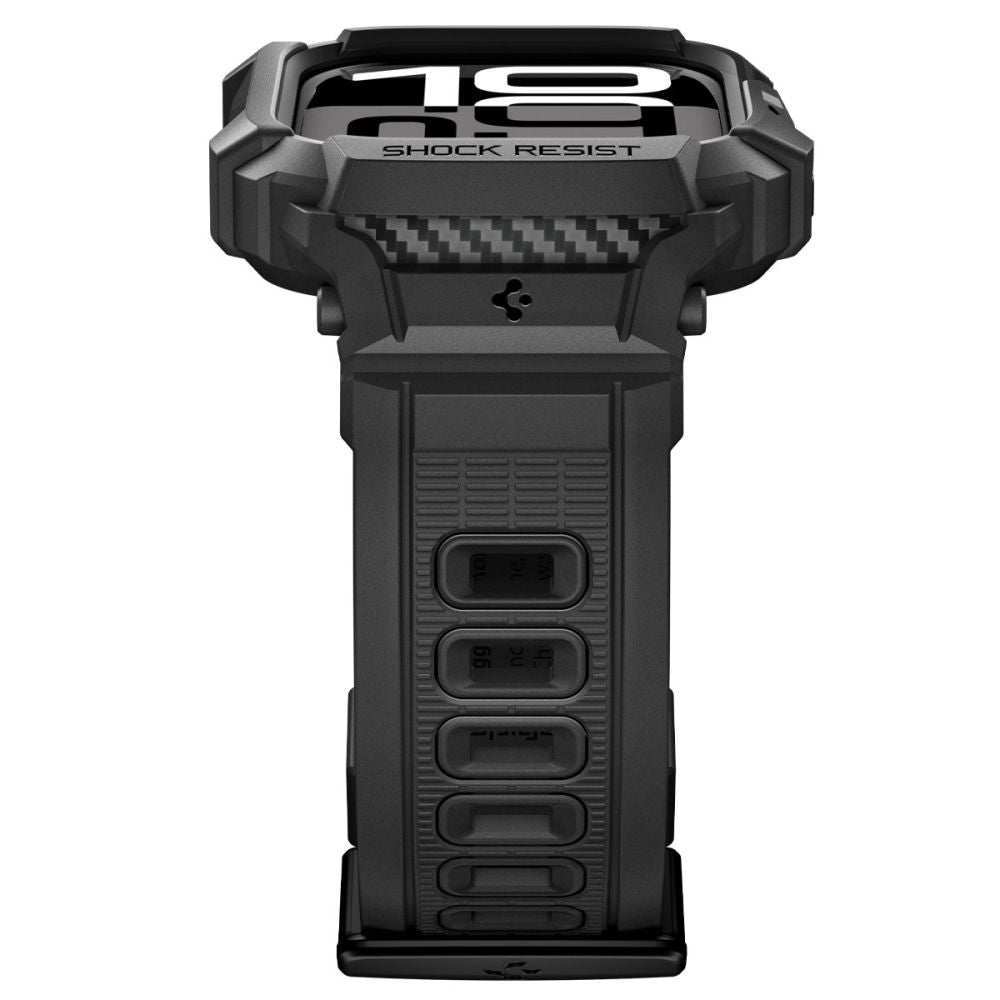 „Spigen Rugged Armor Pro“ dirželis, skirtas Apple Watch 42 mm – juodas