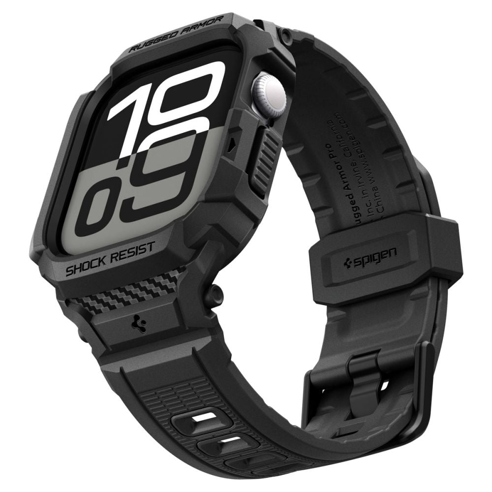 „Spigen Rugged Armor Pro“ dirželis, skirtas Apple Watch 42 mm – juodas