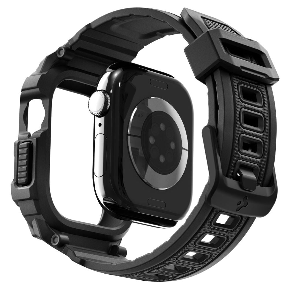 „Spigen Rugged Armor Pro“ dirželis, skirtas Apple Watch 42 mm – juodas