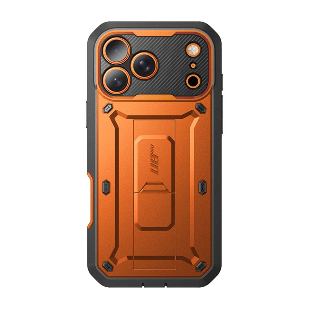 Supcase Unicorn Beetle Pro dėklas iPhone 17 Pro Max – oranžinis