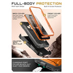 Supcase Unicorn Beetle Pro dėklas iPhone 17 Pro Max – oranžinis
