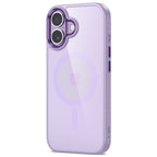 Tech-Protect MagMat MagSafe dėklas iPhone 17 – skaidriai violetinis -- iPhone 17