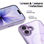 Tech-Protect MagMat MagSafe dėklas iPhone 17 – skaidriai violetinis -- iPhone 17