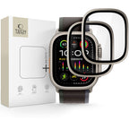 Tech-Protect grūdinto stiklo rėmelis Apple Watch Ultra 49 mm (2 vnt.) -- Apple Watch Ultra 1 (49 mm)
