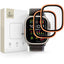 Tech-Protect grūdintas stiklas Apple Watch Ultra 49mm (2 vnt.) – oranžinis -- Apple Watch Ultra 1 (49 mm)