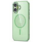 Tech-Protect MagMat MagSafe Dėklas, skirtas iPhone 17 - Transparent Green -- iPhone 17