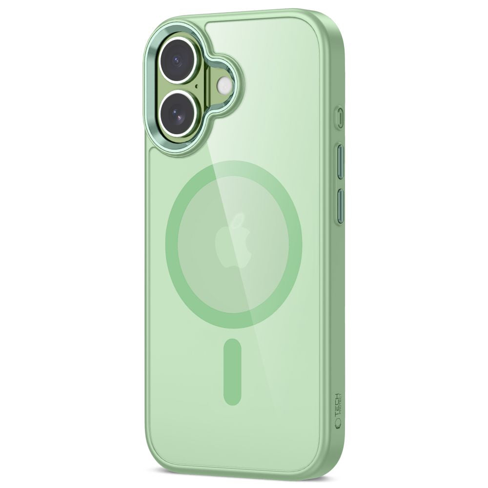 Tech-Protect MagMat MagSafe Dėklas, skirtas iPhone 17 - Transparent Green -- iPhone 17