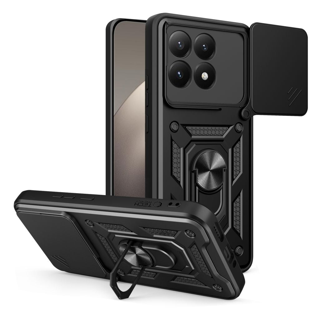 Tech-Protect CamShield Pro dėklas Xiaomi 15T – juodas -- Xiaomi 15T