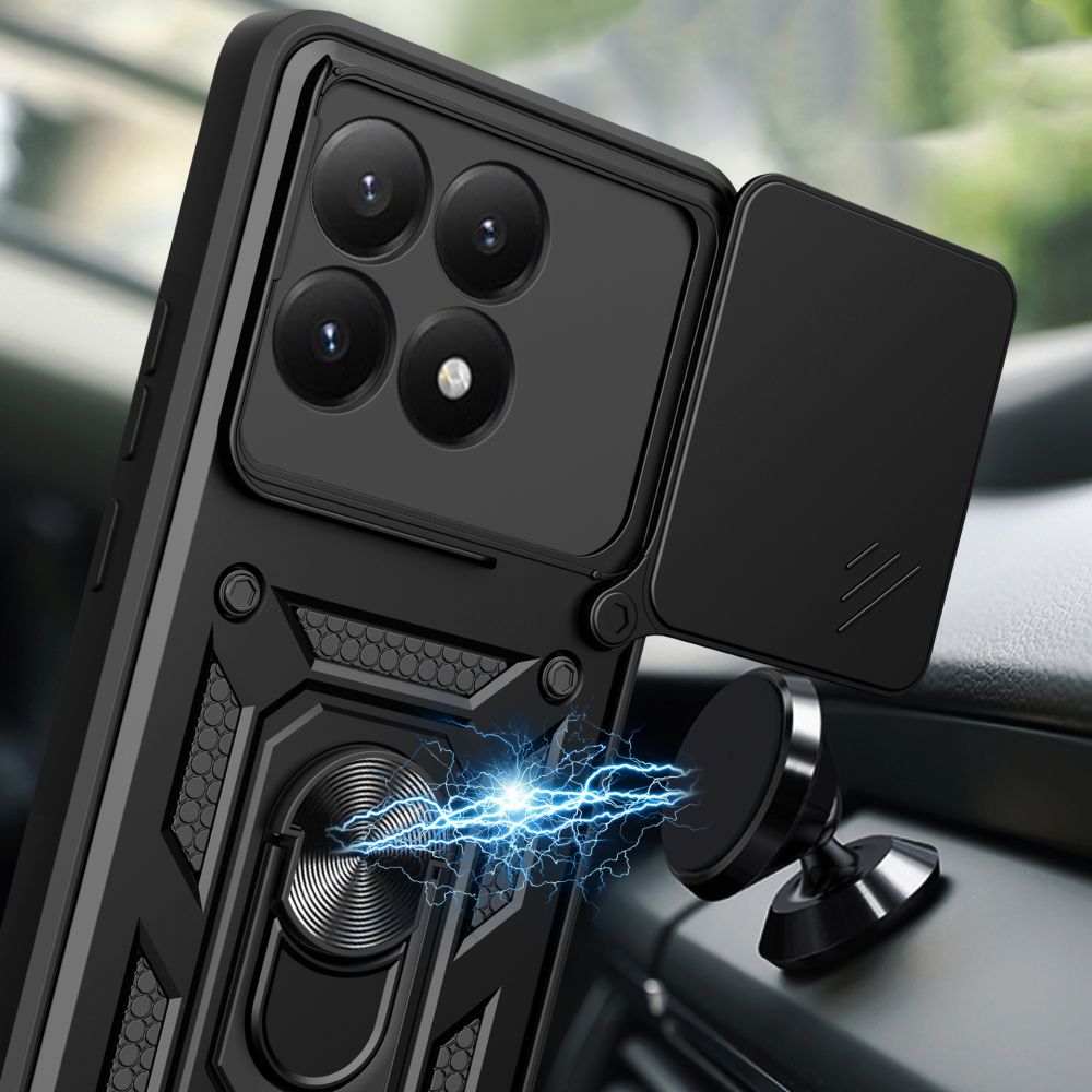 Tech-Protect CamShield Pro dėklas Xiaomi 15T – juodas -- Xiaomi 15T