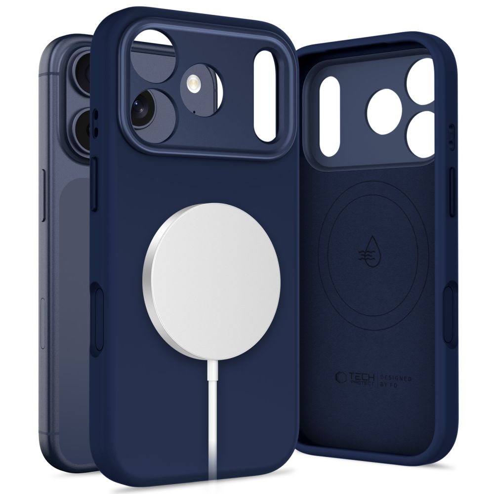 Tech-Protect Uniq MagSafe dėklas iPhone 17 Pro Max – tamsiai mėlynas -- iPhone 17 Pro Max