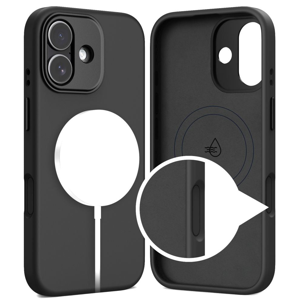 Tech-Protect Uniq MagSafe dėklas iPhone 17 – juodas -- iPhone 17