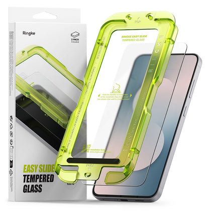 Ringke Easy Slide grūdintas stiklas Samsung Galaxy S25 (2 vnt.) -- Samsung Galaxy S25
