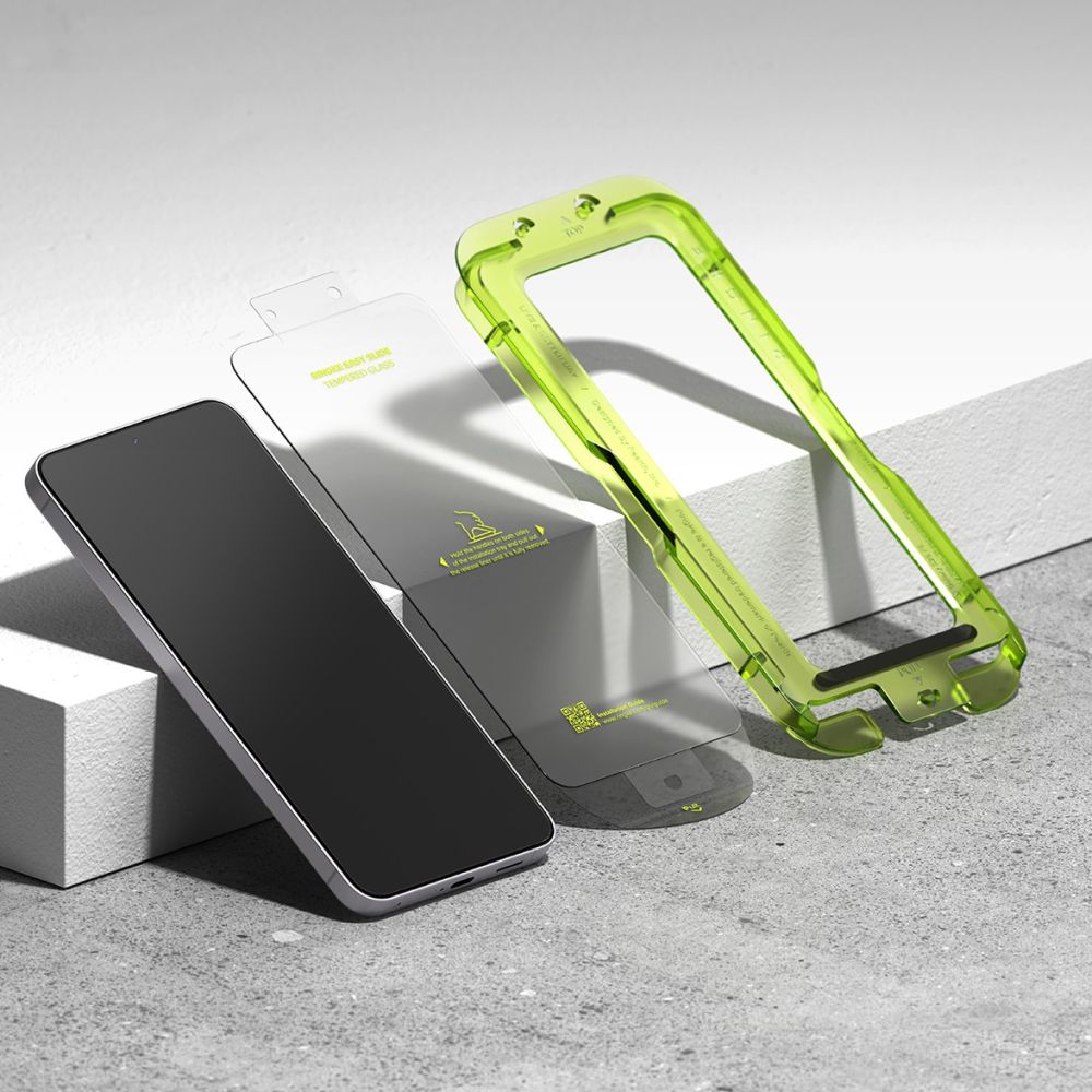 Ringke Easy Slide grūdintas stiklas Samsung Galaxy S25 (2 vnt.) -- Samsung Galaxy S25
