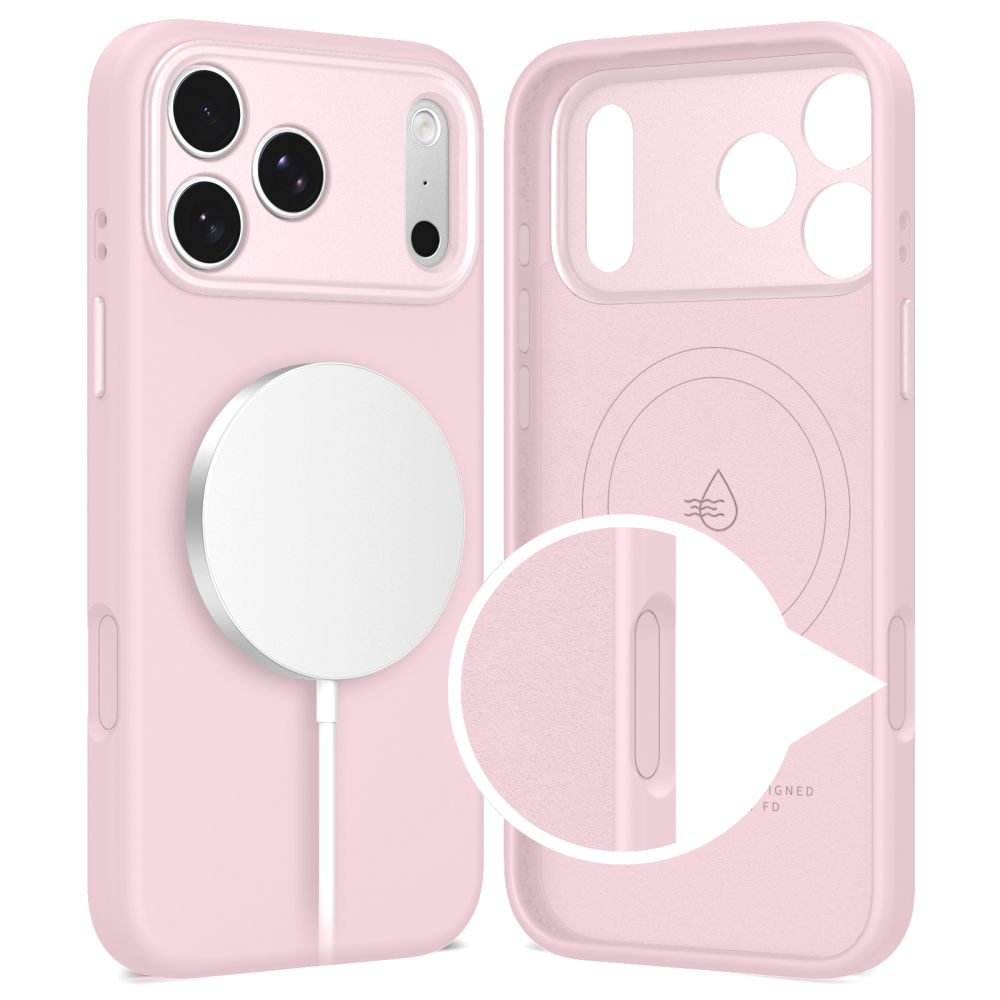 Tech-Protect Uniq MagSafe dėklas, skirtas iPhone 17 Pro - pink -- iPhone 17 Pro
