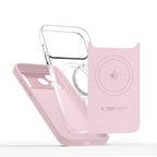 Tech-Protect Uniq MagSafe dėklas, skirtas iPhone 17 Pro - pink -- iPhone 17 Pro